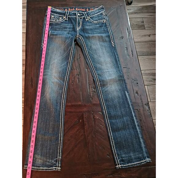Rock Revival Denisa Straight Y2K Jeans - Size 29 - Picture 2 of 14